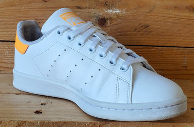 Adidas Stan Smith Low Leather Trainers UK5/US5.5/EU38 FY2556 White/Orange