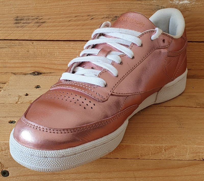 Reebok Club C 85 Low Leather Trainers UK7/US9.5/EU40.5 CN0512 Pink Shine