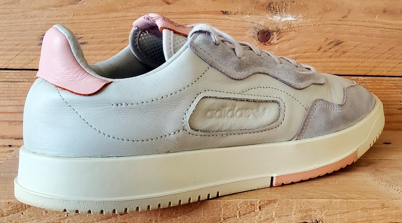 Adidas SC Premiere Low Leather Trainers UK10/US10.5/EU44.5 EE6020 Grey/Pink