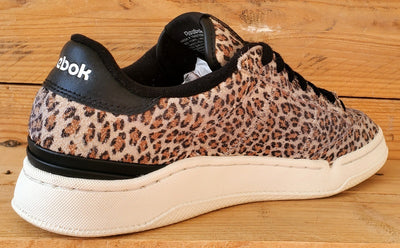 Reebok Classic AD Court Low Suede Trainers UK6/US8.5/EU39 FY7345 Leopard