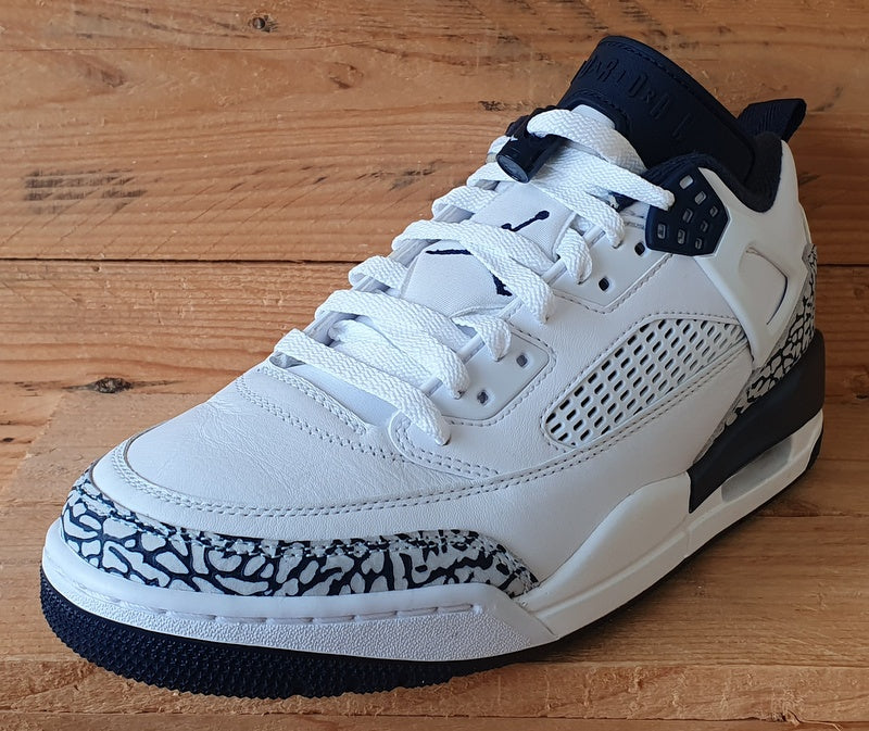 Nike Jordan Spizike Low Leather Trainers UK7.5/US8.5/EU42 FQ1759-104 White/Navy