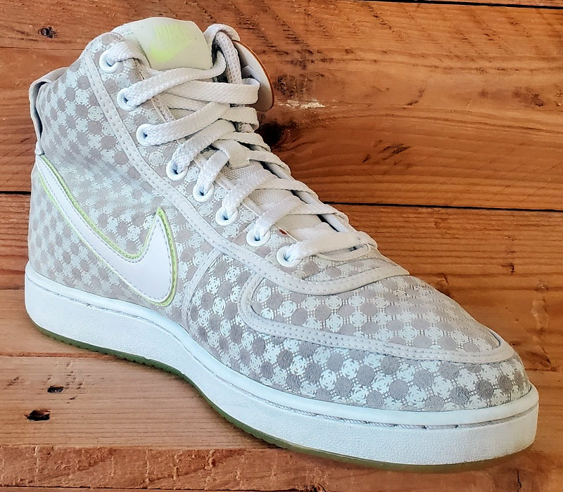 Nike Vandal Premium Mid Canvas Trainers UK6/US8.5/EU40 325321-011 Grey/White