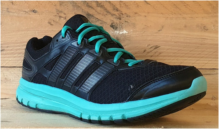 Adidas Duramo 6 Running Trainers M18357 Black Turquoise Green UK8 US9.5 EU42 VintageTrainers