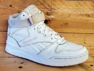 Reebok Royal BB4500 Mid Leather Trainers UK4/US6.5/EU37 G58640 Triple White
