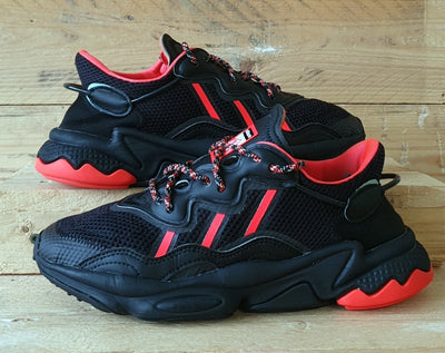 Adidas Originals Ozweego Low Trainers UK5/US5.5/EU38 FW6203 Core Black/Solar Red