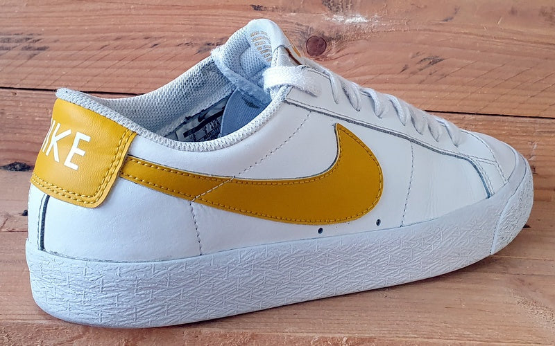 Nike SB Zoom Blazer Low Leather Trainers UK8/US9/EU42.5 864347-171 White Gold