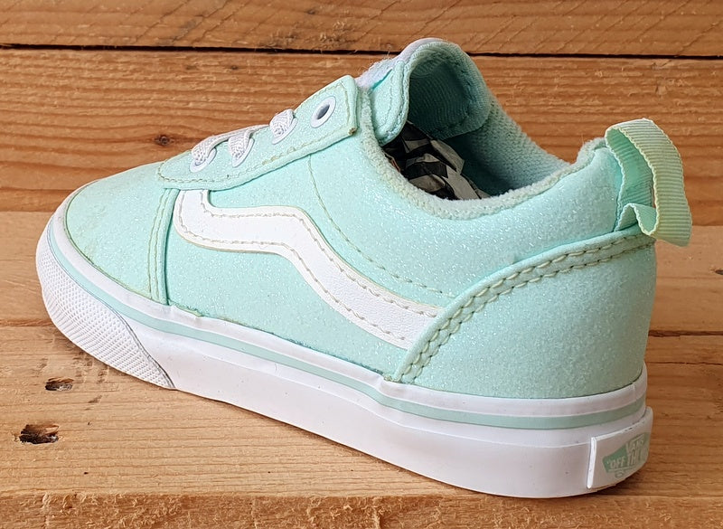 Vans Old skool OTW Glitter Toddlers Trainers 721356 Ice Green/Gum UK7/US7.5/EU24