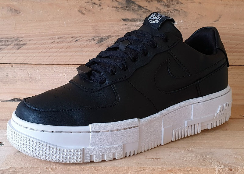 Nike Air Force 1 Pixel Leather Trainers UK4 US6.5 EU37.5 CK6649 001 Black White