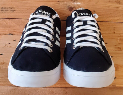 Adidas Court Vantage Low Canvas Trainers UK13/US13.5/EU48.5 S79302 Black/White