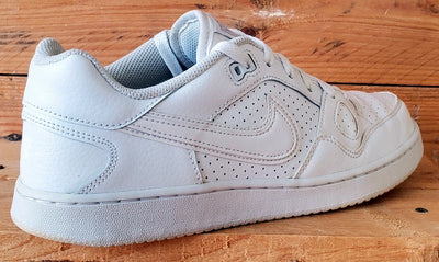 Nike Son Of Force Low Leather Trainers UK7.5/US8.5/EU42 616775-101 Triple White