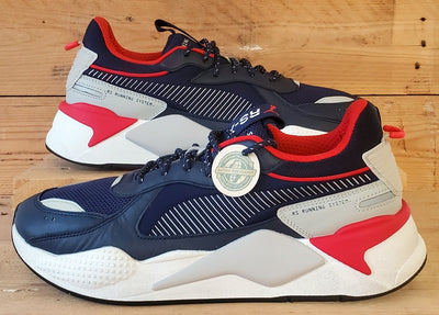 Puma RS-X Low Textile Trainers UK12/US13/EU47 369666-05 Navy/Grey/White