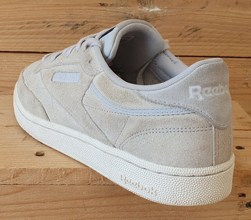 Reebok Club  C 85 Low Suede Trainers UK7.5/US10/EU41 H01407 Washed Grey/White