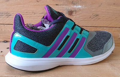 Adidas Hyperfast 2.0 Low Textile Trainers AQ3890 Teal/Purple UK5.5/US6/EU38.5