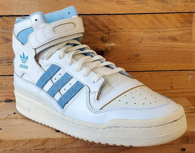 Adidas Forum 84 Mid Leather Trainers UK12.5/US13/EU48 GW5924 White/Blue