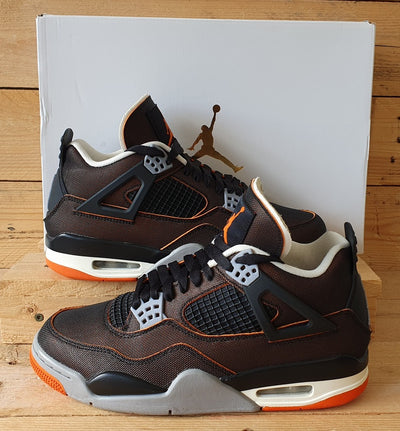 Nike Air Jordan 4 Retro Starfish Mid Trainers UK6.5/US9/EU40.5 CW7183-100 Black