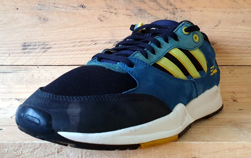 Adidas Tech Super Low Trainers UK9/US9.5/EU43 D67642 Black/Blue/Teal/Yellow