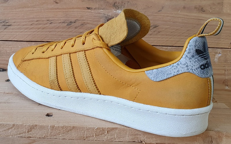 Adidas Campus 80s Low Suede Trainers UK10.5/US11/EU45 G63298 Mustard Pack