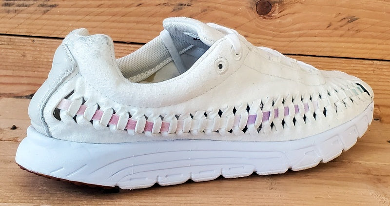Nike Mayfly Woven Low Suede Trainers UK4.5/US7/EU38 833802-101 Sail/Orchid Mist