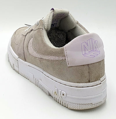Nike Air Force 1 Pixel Suede Trainers DN5058-001 Photon Dust UK4/US6.5/EU37.5