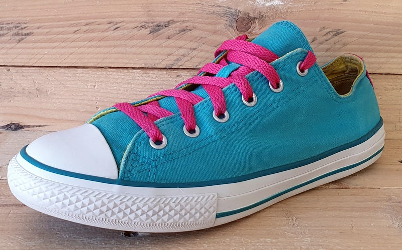 Converse Chuck Taylor All Star Low Trainers UK5.5 US6 EU38.5 238667F Turquoise VintageTrainers