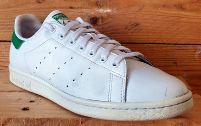 Adidas Stan Smith Low Leather Trainers UK9.5/US10/EU44 M20324 White/Green
