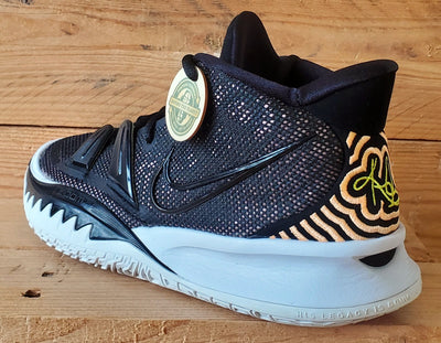 Nike Kyrie 7 Ripple Effect Mid Textile Trainers UK5/US5.5/EU38 CQ9326-005 Black