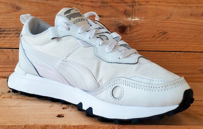 Puma Rider FV Low Textile/Leather Trainers UK6/US7/EU39 387172-02 White
