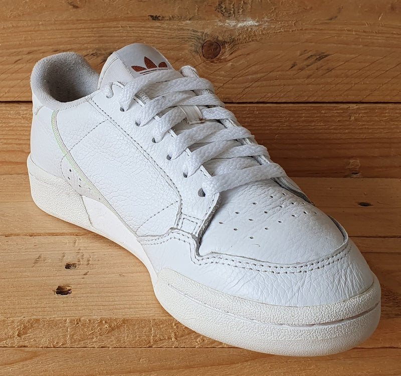 Adidas Continental 80 Low Leather Trainers UK4.5 US6 EU37 EG2890 White