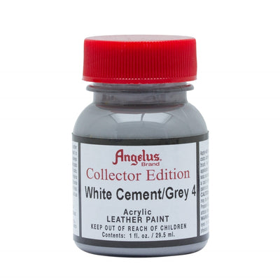 Angelus Collector Edition Acrylic Leather Paint White Cement/Grey 8 1fl oz /30ml
