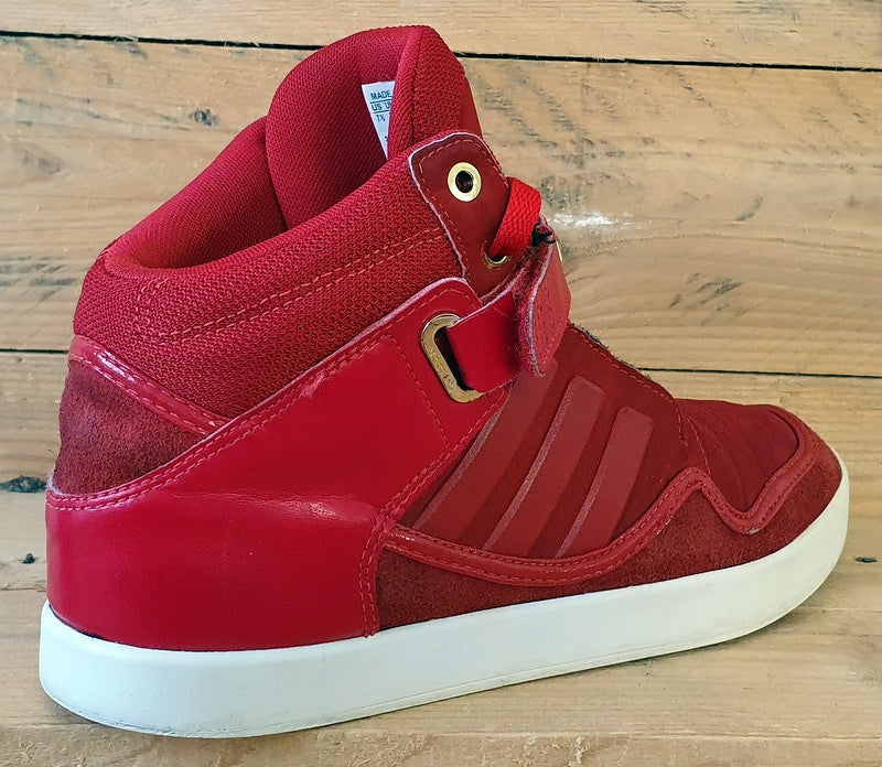 Adidas AR 2.0 Mid Suede Trainers UK7/US7.5/EU40.5 G60646 Red/White