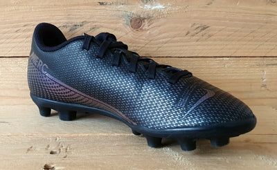 Nike Mercurial Vapor Kids Football Boots UK1/US1.5Y/EU33 AT8161-010 Black/Purple