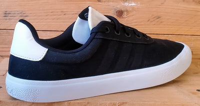 Adidas Vulc Raid3r Low Canvas Trainers UK10/US10.5/EU44.5 GY5496 Black/White