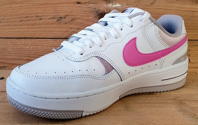 Nike Gamma Force Low Leather Trainers UK5/US7.5/EU38.5 FZ3613-100 White/Pink