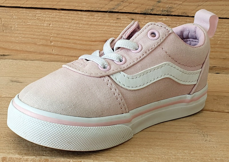 Vans Off The Wall Low Canvas Kids Trainers UK7/US7.5/EU24 721356 Light Pink