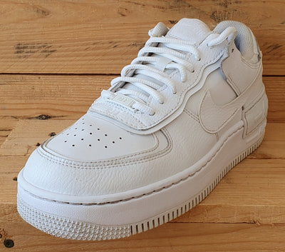 Nike Air Force 1 Shadow Low Leather Trainers UK8/US10.5/EU42.5 CI0919-100 White