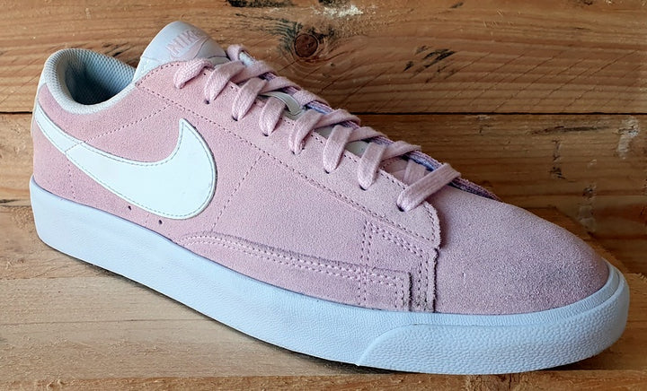 nike blazer pink suede
