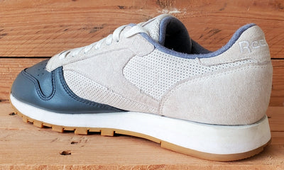 Reebok Classic Low Leather Trainers UK7.5/US8.5/EU41 BS5080 Grey/White/Gum