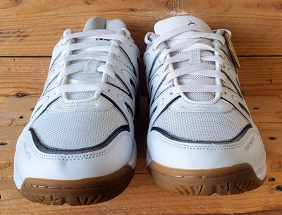 Dunlop Court Master III Low Leather Trainers UK8/US9/EU42 K/1013/100 White/Black