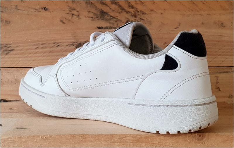 Adidas Originals NY 90 Low Leather Trainers UK7/US7.5/EU40.5 FZ2251 White/Black
