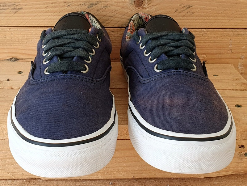 Vans Off The Wall Low Canvas Trainers UK8/US9/EU42 721356 Denim Blue/Black