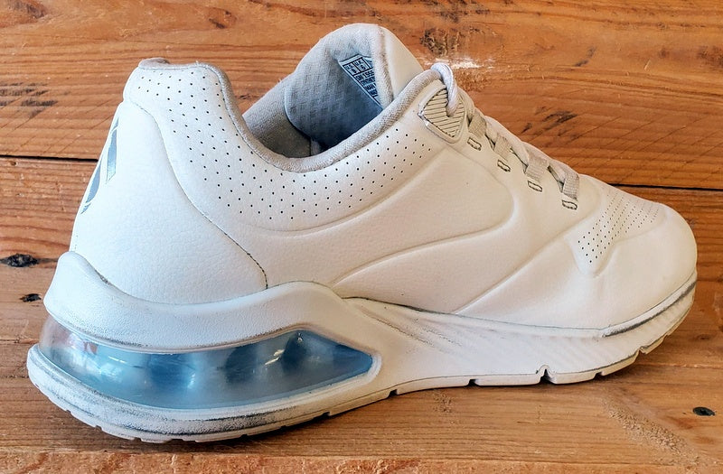Skechers Uno 2 Low Leather Trainers UK6/US9/EU39 SN155543 Triple White