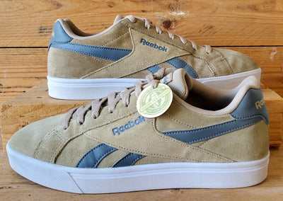 Reebok Royal Complete 3.0 Suede Trainers UK8.5/US9.5/EU42.5 FV0247 Beige/Silver