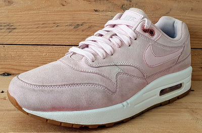 Nike Air Max 1 Low Suede Trainers UK7/US9.5/EU41 919484-600 Prism Pink