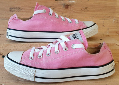 Converse Chuck Taylor All Star Low Canvas Trainers UK6/US8/EU39 M9007 Pink/White