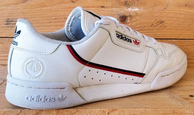 Adidas Continental 80 Vegan Low Leather Trainers UK9/US9.5/EU43 FX2336 White
