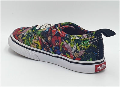 Vans Marvel Low Canvas Toddlers Trainers 721356 Multi/White UK8.5/US9/EU25.5