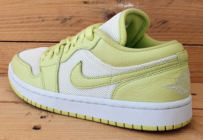 Nike Air Jordan 1 Low Trainers DH9619-103 Limelight Green/White UK4/US6.5/EU37.5