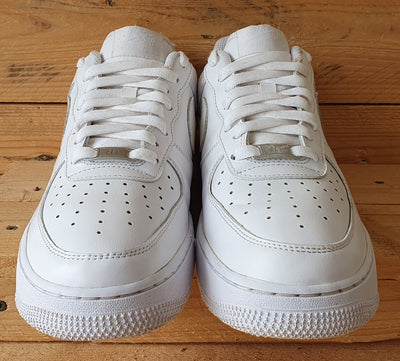 Nike Air Force 1 Low Leather Trainers UK8/US10.5/EU42.5 DD8959-100 Triple White