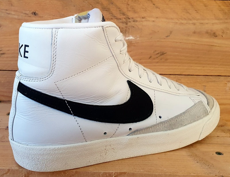 Nike Blazer Mid 77 Leather Trainers UK7/US9.5/EU41 CZ1055-100 White/Black