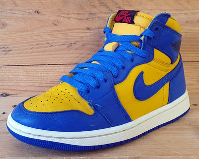 Nike Air Jordan 1 Mid Leather Trainers UK4/US6.5/EU37.5 FD2596-700 Reverse Laney